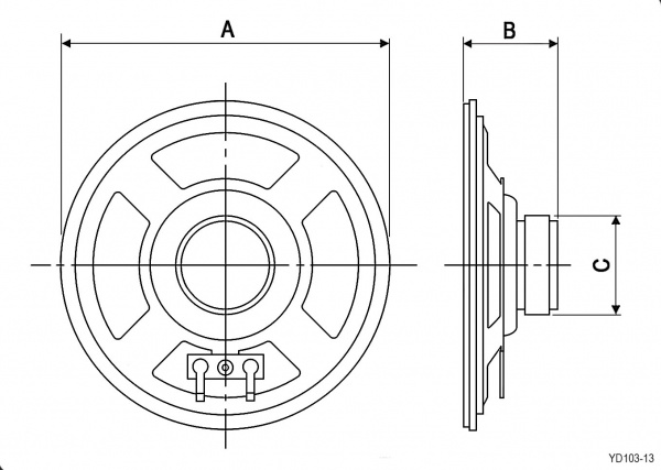 YD103-13   2W   4ohm