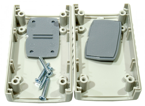 G431, корпус для РЭА 90x50x24мм IP54 пластиковый светло-серый