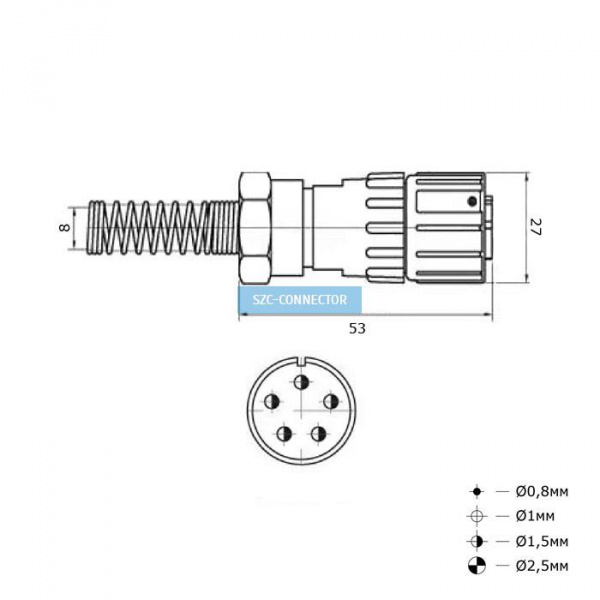 FQ18-6pin TJ-8