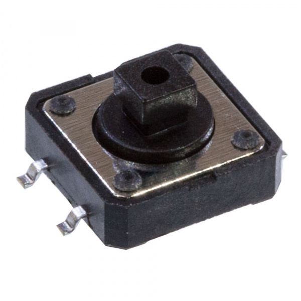 KAN1241-0731B-22, тактовая кнопка SMD 12х12х7.3мм (1273SHIM-160G-G)