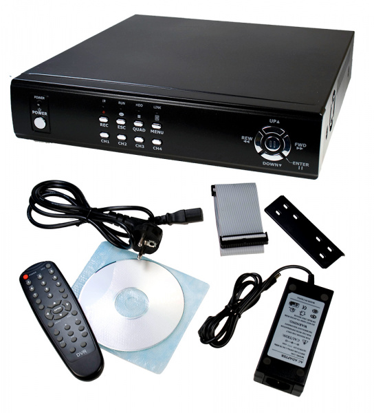 W3-D2204BW, 4-х канальное DVR записывающее устр-во для системы видеонаблюдения