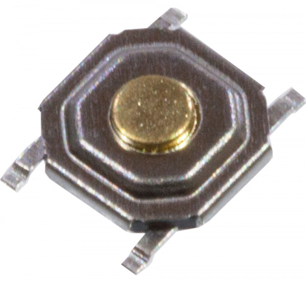 KAN0542-0155B-14, кнопка тактовая SMD 5.2х5.2 h1.5мм (IT-1187-160GM-G SWT-41)