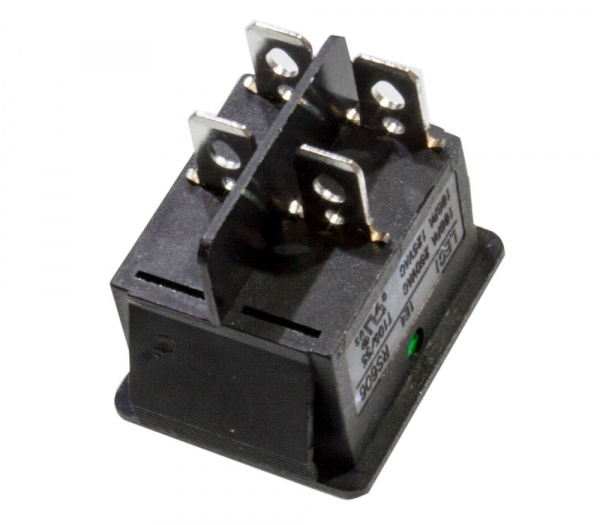 RS606-201A011CG1BLZ, GREEN ПЕРЕКЛЮЧАТЕЛЬ SWR201-1A3/G (RS606-2040011CBB) KCD4-201N-C3-G/4P