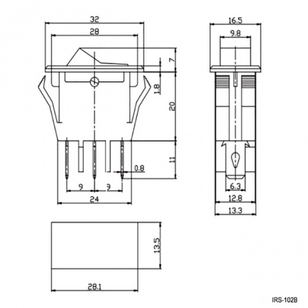 IRS-1-2B ON-OFF IRS-1-2B ON-OFF