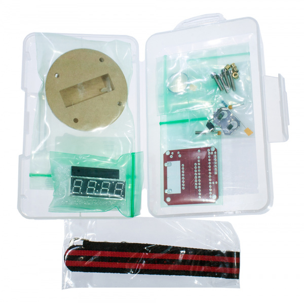 NM5040 box, Набор юного радиолюбителя д/сборки наручных  DIY часов