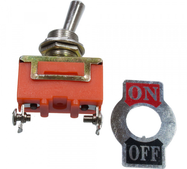 KN3(C)-101A, тумблер ON-OFF, 2 контакта, 250В/15А