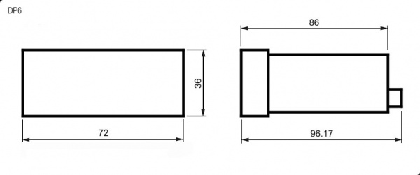 DP-6  2. 20. 200. 600V DC