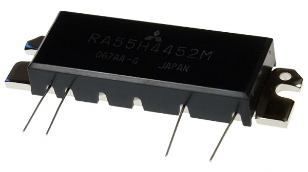RA55H4452M-101, твердотельный ВЧ модуль 440-520MHz 55W 12.5V