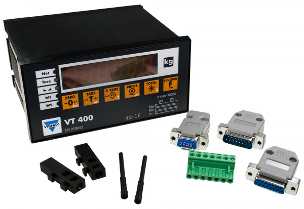 VT400-P-2030-E, LED, пластик, корп, внеш.пит. 24VDC, RS232, аналог вых.