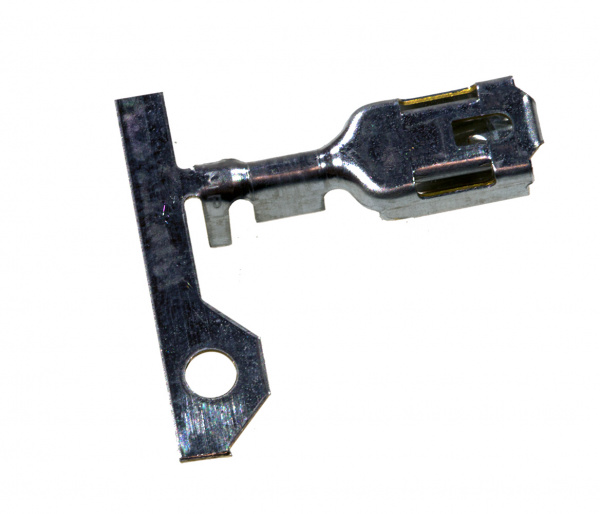 927854-6, POSITIVE LOCK6, клемма ножевая гнездо 6.35мм неизол.на пр.1-2.5мм2