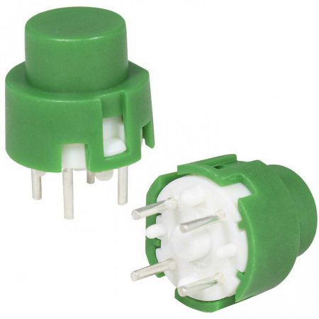 Кнопка миниатюрная TS4-2GN-0