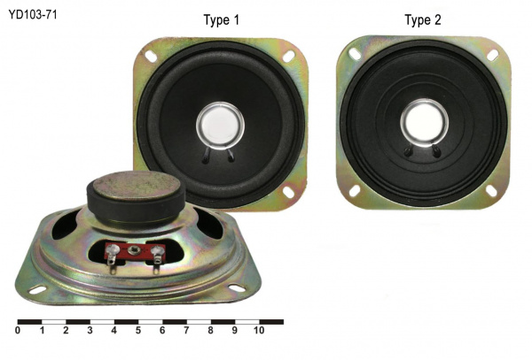 YD103-71    6W   4ohm