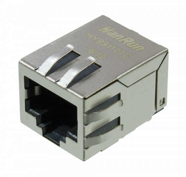 HY991101C, 8P8C розетка RJ45 с трансформатором SMT