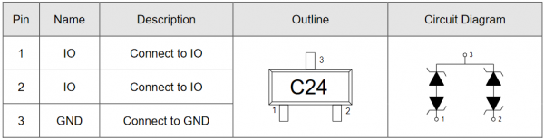 NUP2105LT1G (Elecsuper)