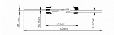 Геркон МКС-27103 гр.Б Геркон МКС-27103 гр.Б