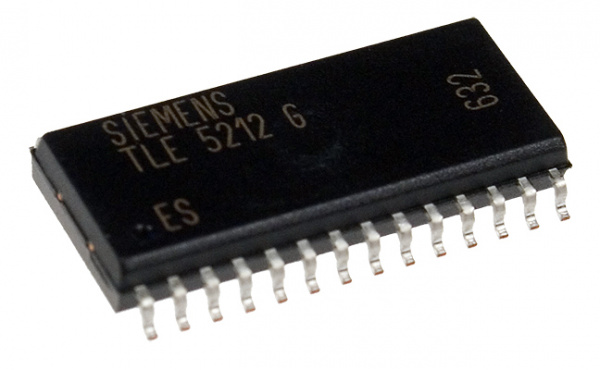 TLE5212G, транзистор 2x0.5A 4x50mA low-sideSO28