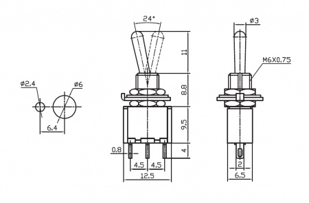 Микротумблер STM-102 on-on
