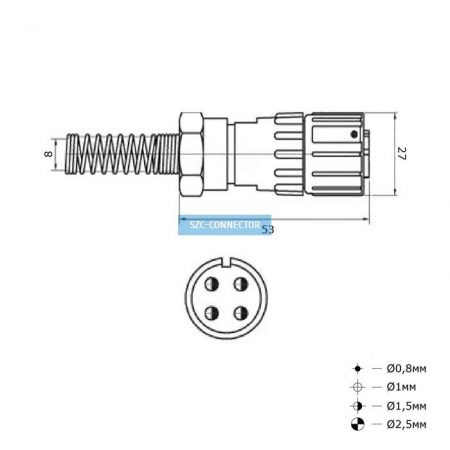 FQ18-4pin TK-8 FQ18-4pin TK-8