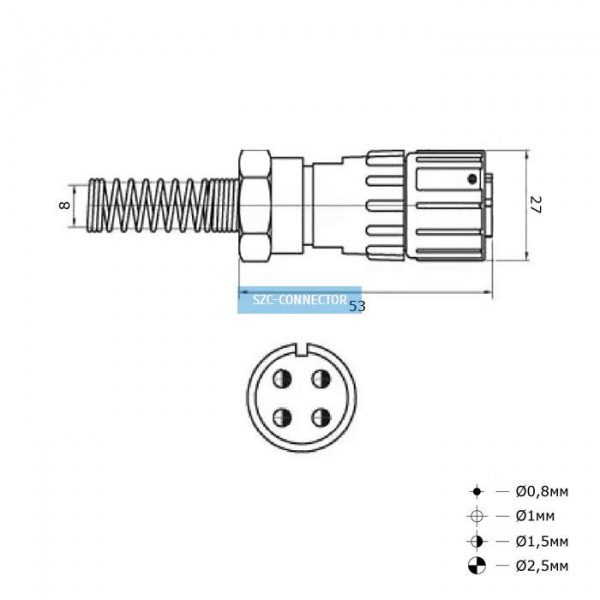 FQ18-4pin TK-8