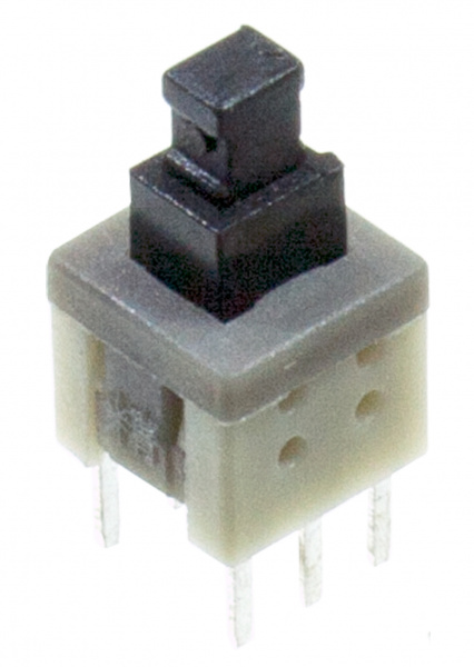 L-KLS7-P5.8X5.8 0 (NON LOCK), миниатюрная кнопка без фиксации 5.8мм 30В 0.1А (PS580N)