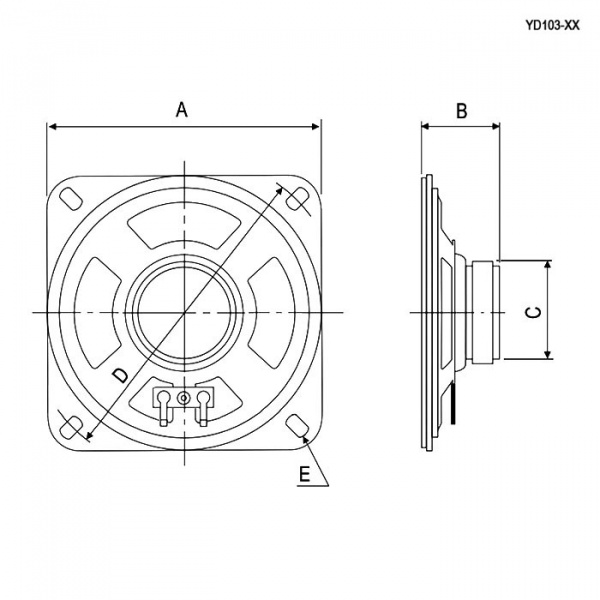 YD103-10S  6W   8ohm
