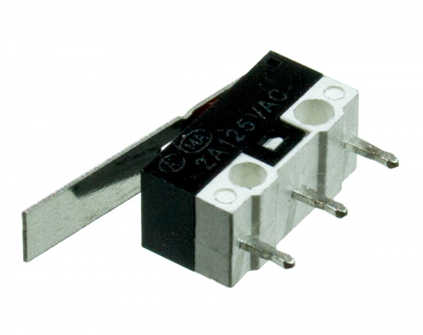 L-KLS7-KW10-Z2P-045, микропереключатель с лапкой 125В 2A (аналог DM3-03P)