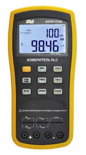 Измеритель rlc портативный акип-6109