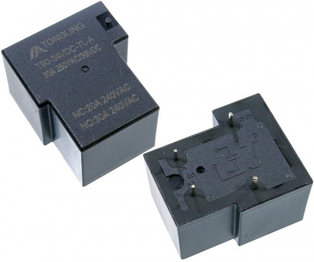T90-24VDC-TL-A, реле 24V/30А,240VAC (=TR90-24VDC-SC-A) T90-24VDC-TF-A