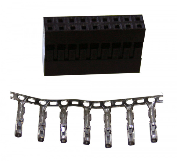 DS1071-2x9FCB, разъем питания (BLD-18) с контактами