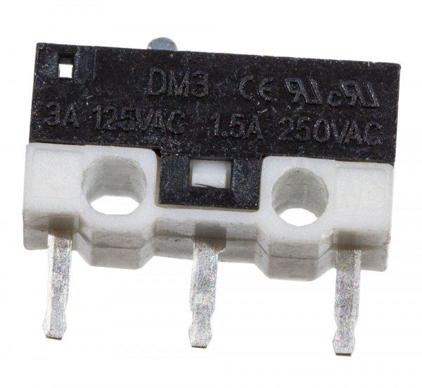 DM3-00P-110G-G, микропереключатель 125В 3A