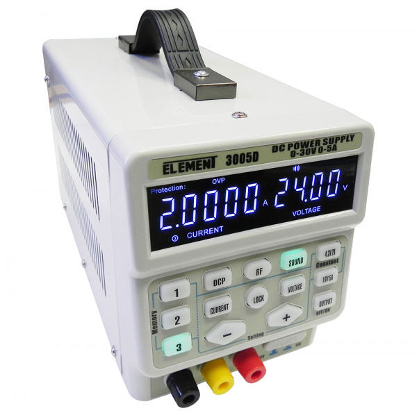 ELEMENT 3005D, лабораторный блок питания  30В 5A