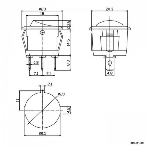 IRS-101-9C  ON-OFF