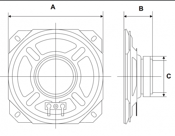 YD103-43   6W   4ohm