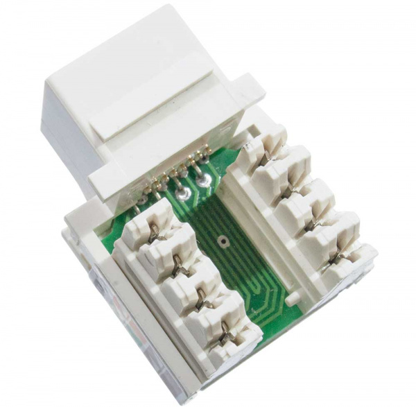 8-1375191-1, Keystone гнездо 8P8C RJ45 cat5e