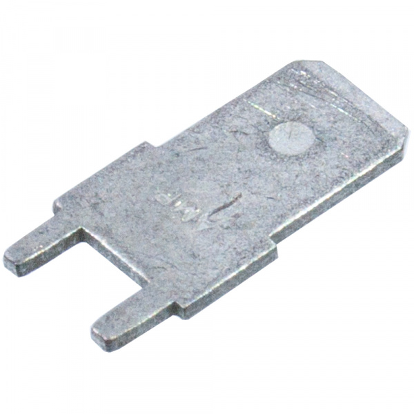 62409-1, клемма ножевая на плату папа 6.35MM, THD