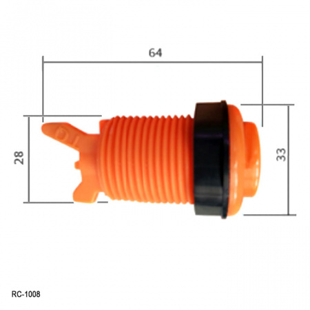 RC-1008-64-R, кнопка GMSI RC-1008-64-R, кнопка GMSI