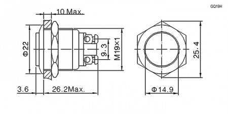GQ19H-10/N off-(on)