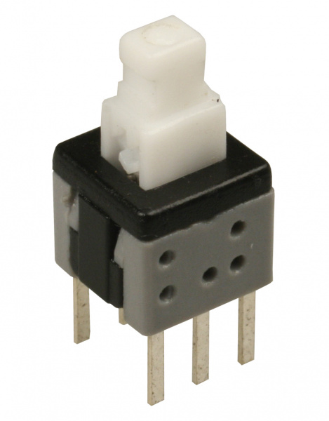 MPS-580D-G, миниатюрная кнопка с фиксацией 5.8мм 30В 0.1А (PS580L)
