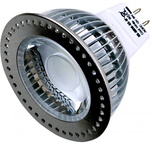 NS-MR16-G5-CW, Лампа светодиодная 5W 12V GU5.3 6000K 320lm 49x50 mm