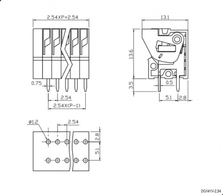 DG141V-2.54-04P-14-00A(H) DG141V-2.54-04P-14-00A(H)