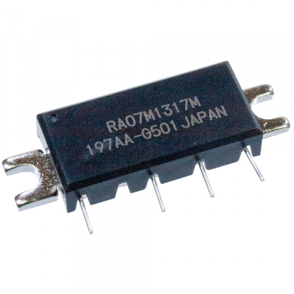 RA07M1317M-501, твердотельный ВЧ модуль 135-175 MHz, 6.5 Watt, 30x10mm, H46S,  замена RA07M1317M-502,  RA07M1317M-
