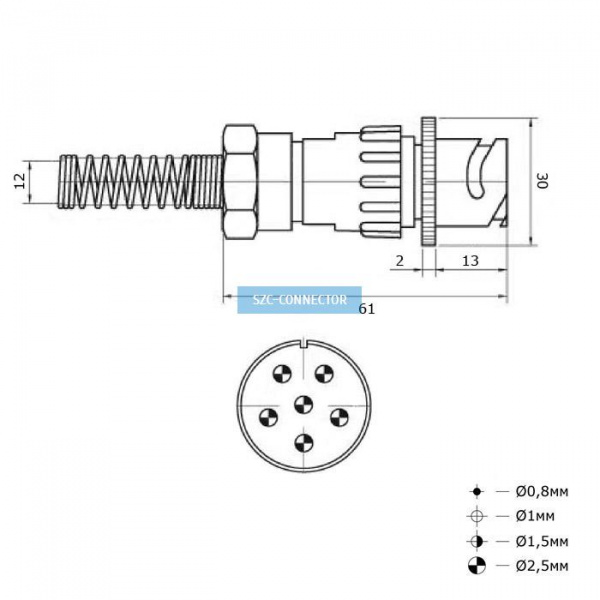 FQ24-6pin ZPJ-12