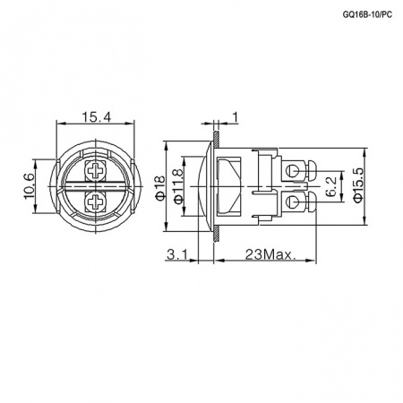 GQ16B-10/PC off-(on)