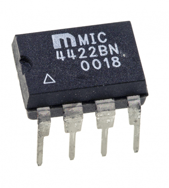 MIC4422BN, 9A Peak Low-Side MOSFET 8-Pin PDIP