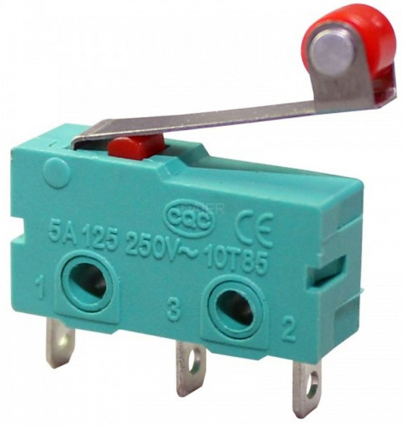 KW4-Z5F150, микропереключатель с роликом 17мм