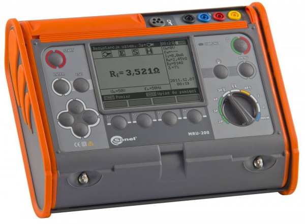 Измеритель сопротивления заземляющих устройств mru-200