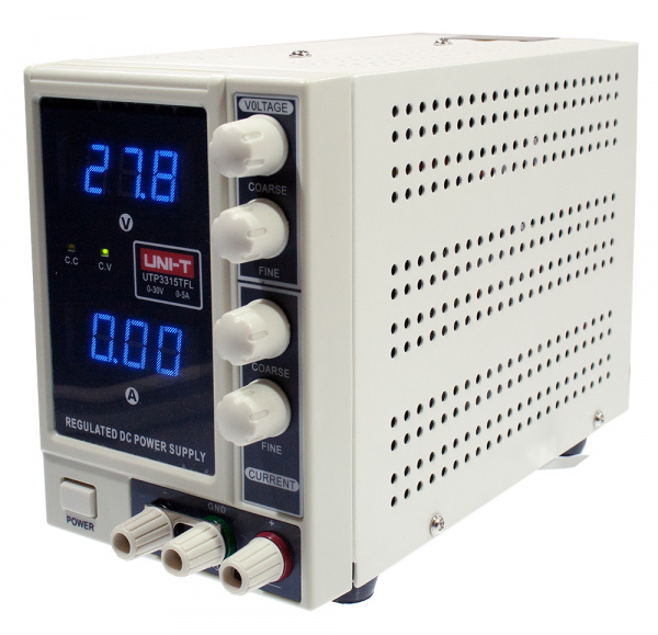 UTP3315TFL-II, лабораторный блок питания 1 кан. 0-30В/5A