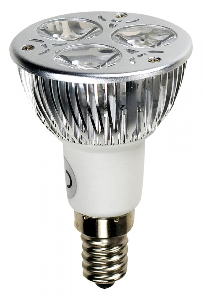 LED LAMP E14 3X1W 220В WW, Лампа светодиодная E14 3x1W 220В цвет теплый белый