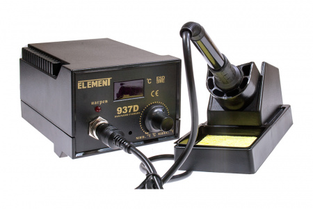 ELEMENT 937D, станция паяльная 50Вт 200-480C